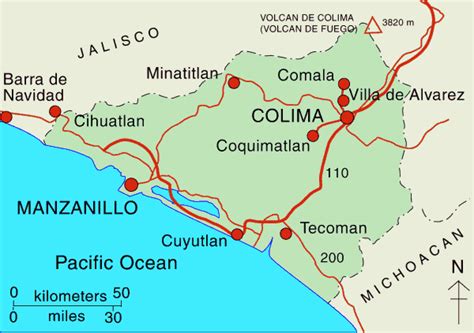 Interactive Map Of Colima Mexconnect