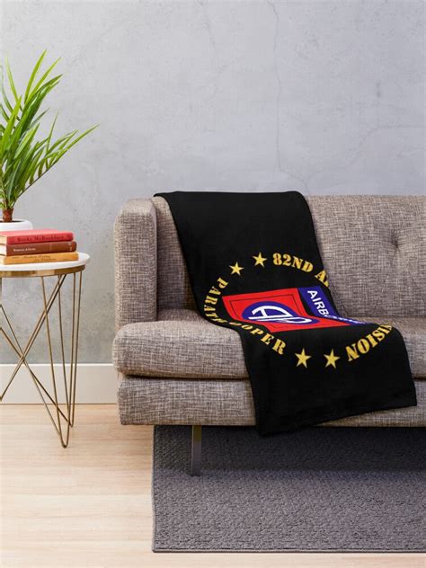 Army 82nd Airborne Division Paratrooper Throw Blanket Mip Brand Store
