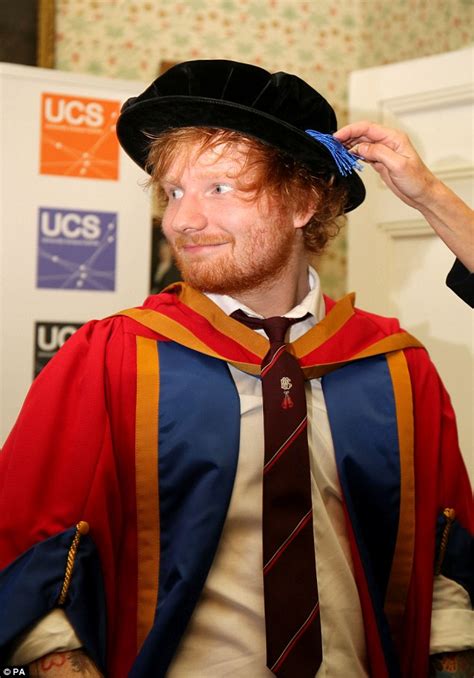 Ed Sheeran Receives Honorary Degree At University Campus Suffolk