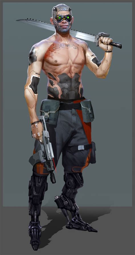 Artstation Cyberpunk Latin Gang Eugene Postebaylo Cyberpunk Character Cyberpunk Character