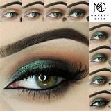 Photos of Green Eye Makeup Tutorial