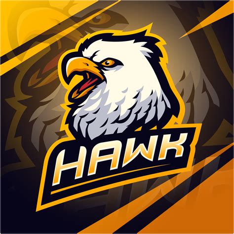 Hawk Esport Mascot Logo Design By Visink Thehungryjpeg