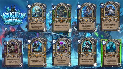 Hearthstone Reviewing All 9 Death Knight Hero Cards Kotft Youtube