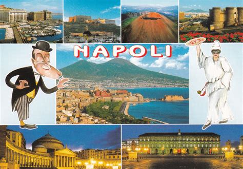 Napoli Italy In Mini Views Postcard Cs13427 Ebay