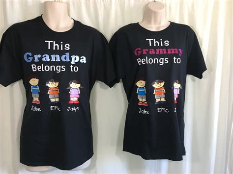 Grandparents Custom T Shirts Shirt Designs Shirts Tshirt Designs