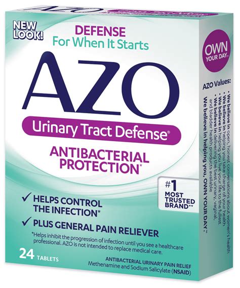 Azo Urinary Tract Defense Antibacterial Protection And Uti Pain Relief
