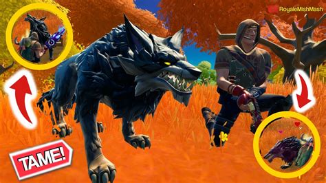 How To Tame Wolf In Fortnite Fortnite Tame Wolf Step By Step Guide Tame Wolves Fortnite Easy