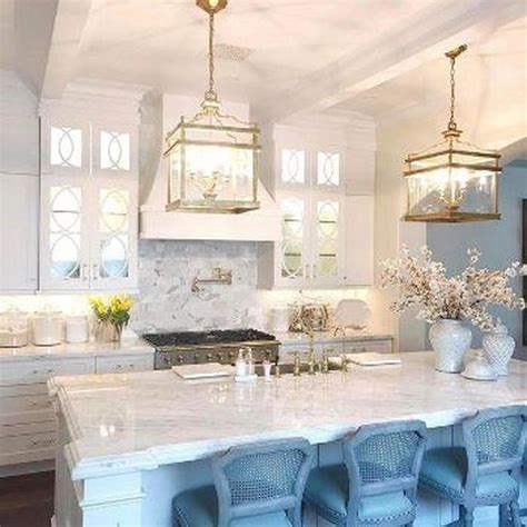 Inspiring Blue And White Kitchen Color Ideas 19 Homyhomee