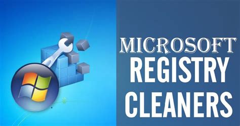 Microsoft Registry Cleaner How To Clean Your Computers Registry