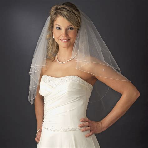Bridal Veil with Swarovski & Pearl Accents « Wedding Dresses Scotland by MacBrides Wedding Boutique