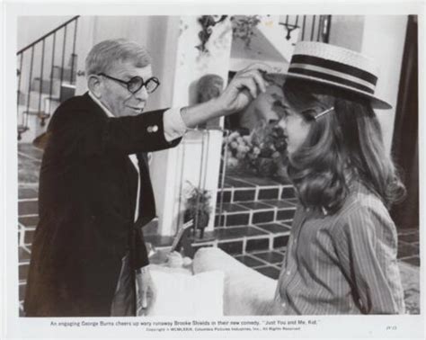 George Burns Brooke Shields In Just You And Me Kid 1979 Vintage