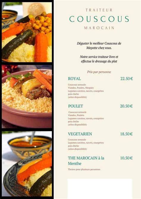 Couscous De Mayotte à Mamoudzou Menu Et Photos