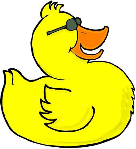 Rubber Duck Sunglasses Illustrations Royalty Free Vector Graphics