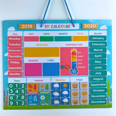 Today Is Dates Weather And Seasons Chart Mindingkids 709