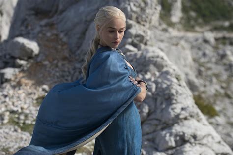 Emilia Clarke As Daenerys Targaryen Game Of Thrones Season 4