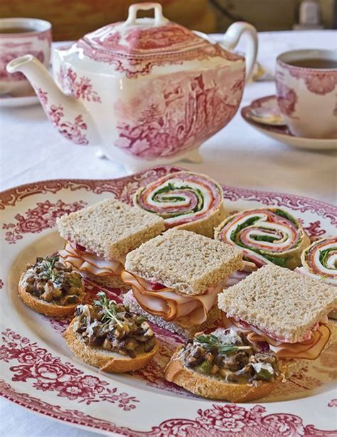 Hearthside Tea Teatime Magazine Tea Sandwiches Afternoon Tea Roulade