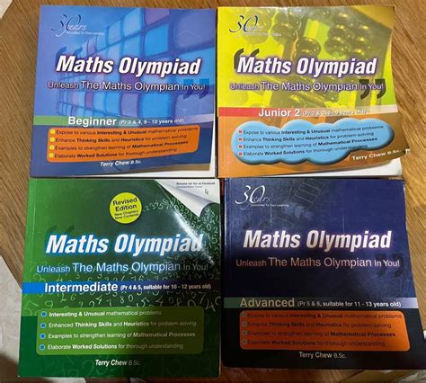 Maths Olympiad Books Terry Chew Hobbies And Toys Books And Magazines
