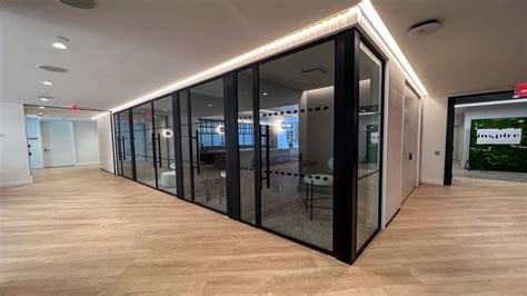 Glass Walls And Operable Partitions Horizontal And Vertical Space