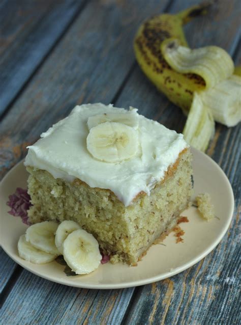 Banana Cake With Cream Cheese Frosting Prevention Rd