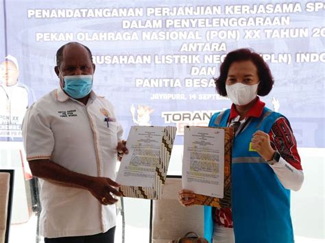 PLN Gelontorkan Rp 313 Miliar Untuk Dukung PON XX Papua Tagar