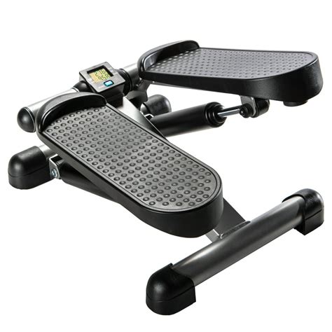 Stamina Mini Stepper With Monitor Low Impact Black And Gray Stepper