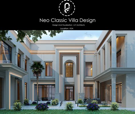 Neo Classic Villa Exterior Behance