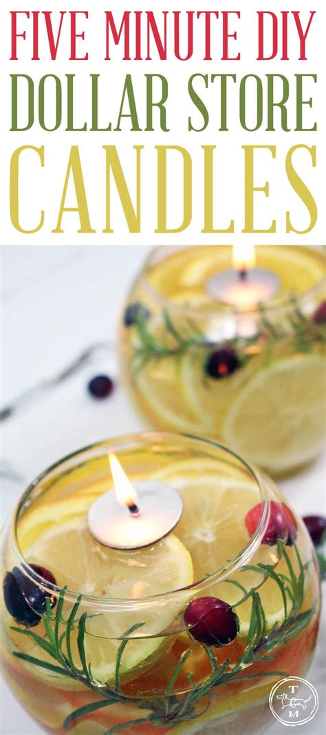 Five Minute Diy Dollar Store Candles The Cottage Market