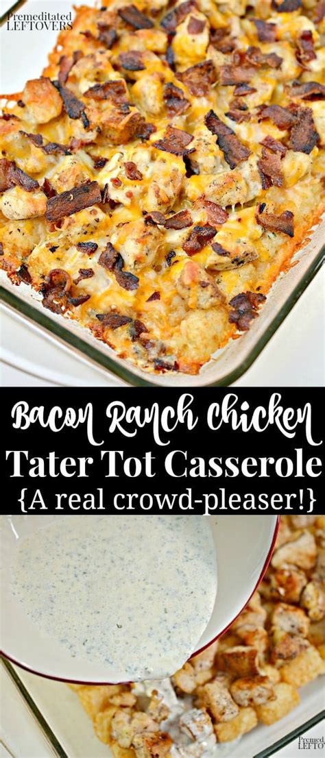 Maybe you would like to learn more about one of these? Bacon Ranch Chicken Tater Tot Casserole Recipe - A Family ...