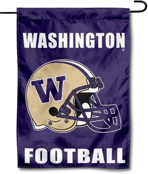 Washington Huskies Football Helmet Garden Flag Sports