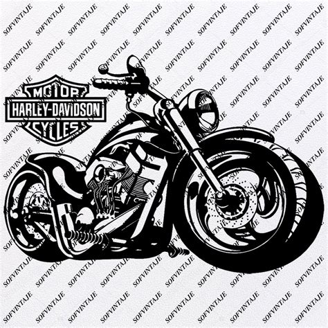 Harley Clipart Svg 233 Svg File For Silhouette Free Svg Cut Files