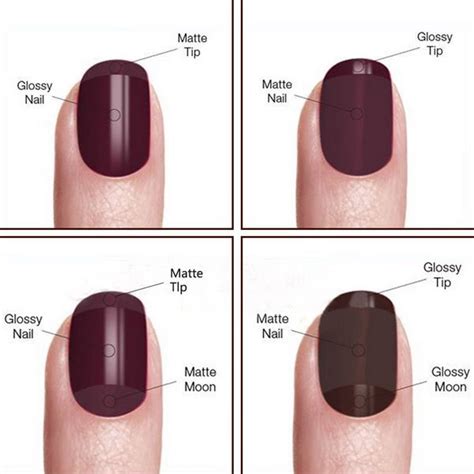 Using a cotton ball, quickly glide nail polish remover over each nail to get rid of any excess cuticle oil. Matte nails - stylish, elegant and trendy autumn nail ...