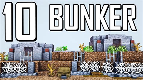 Bunker In Minecraft Minecraft Bunker Bauen Deutsch Youtube
