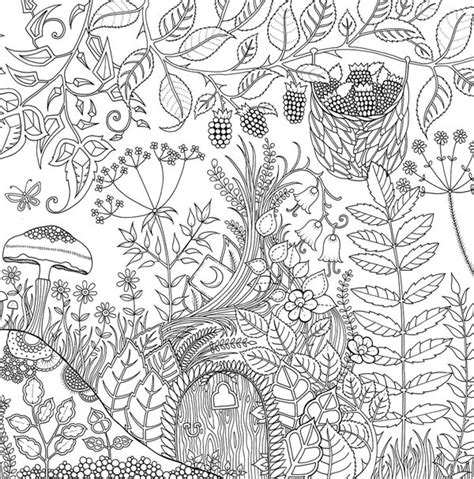 Enchanted Forest An Inky Quest And Coloring Book Laurence