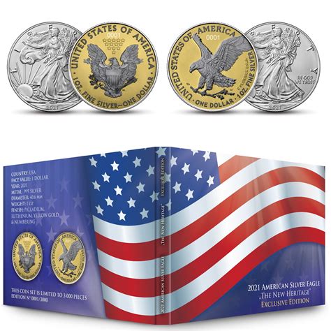American Eagle The New Heritage Exclusive Edition 2021 2 X 1 Oz