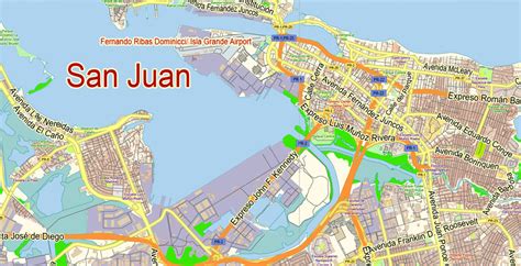 Walking Tour San Juan Puerto Rico Map Fyrock