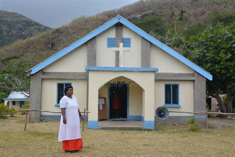 A Fijian Church In A Village Editorial Photography Image Of Sunday