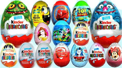 Surprise Eggs Unboxing Kinder Surprise Cars Kinder Joy Toy Story