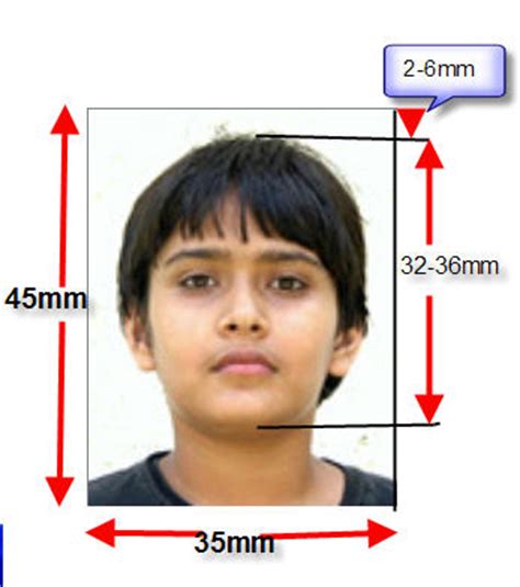 The size of your printed photos. Order 8 Passport pictures Japan for $8