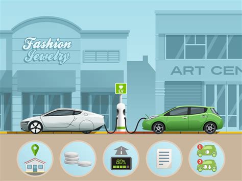 Electric Car Infographic Element 2 By Csaba Gyulai On Dribbble