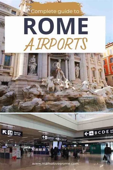 The Best Rome Airport To Fly Into Complete Guide To Rome Airports