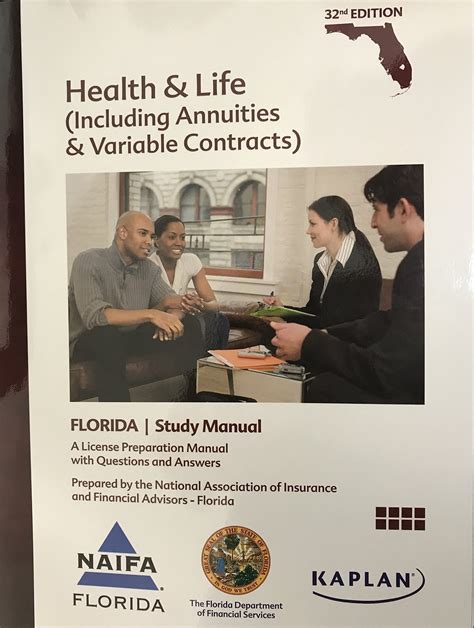 Florida florida statutes, rules, and regulations pertinent to health insurance (10%) a. Health Life Including Annuities Variable Contracts