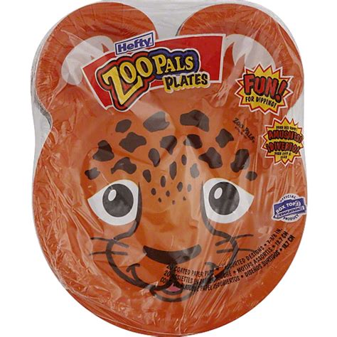 Hefty® Zoo Pals® Rainforest Collection 7 38 In Plates 20 Ct Pack