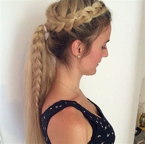20 Fantastic French Braid Ponytails The Right Hairstyles For You