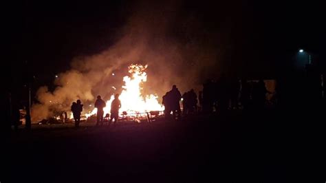 Night To Remember As Enormous Bonfire Lit In Birkenhead Liverpool Echo
