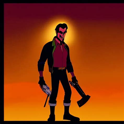 Ash Williams In Ducktales Dramatic Lighting Concept Stable