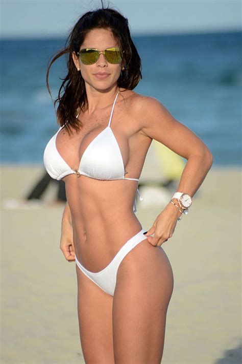 Michelle Lewin Wearing Bikini On The Beach In Miami Gotceleb