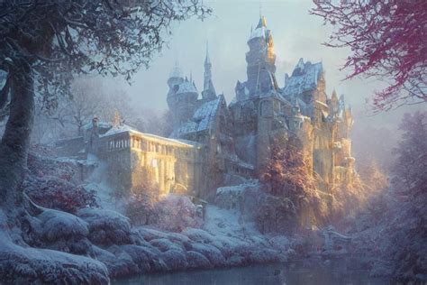 Snow Covered Castle By Prateek1512 On Deviantart