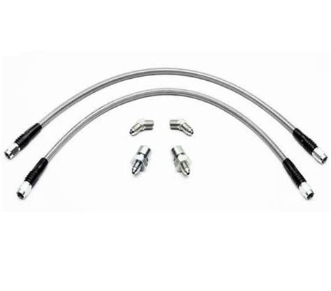 In stock 2 to 7 days up to 10 days. Wilwood Mustang Braided Brake Hose Kit - Front (94-04) 220 ...