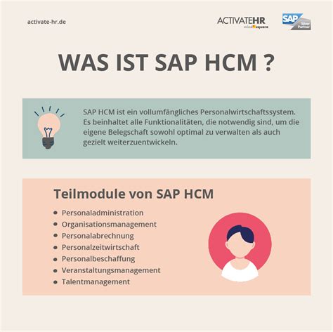 sap hcm human capital management im Überblick activatehr