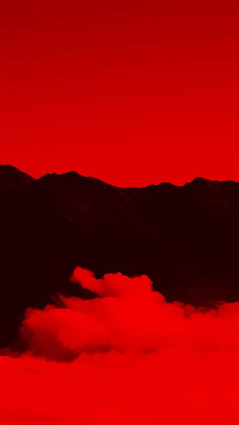 Red Aesthetic Sky Wallpapers Wallpaper Cave